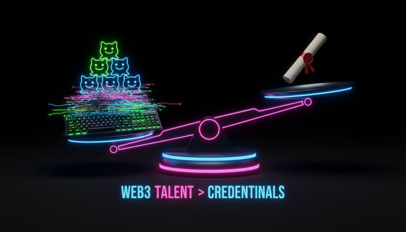 Why web3 talent beats degrees in hiring now